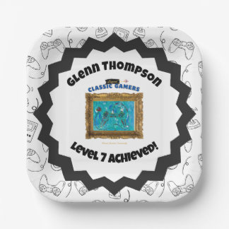 Plato De Papel Jugadores clásicos Fiesta de cumpleaños Guay Play 