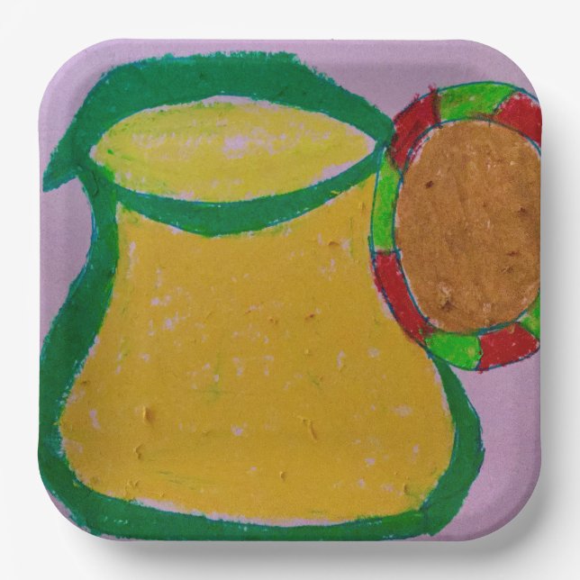 Plato De Papel Juicer Plate (Anverso)