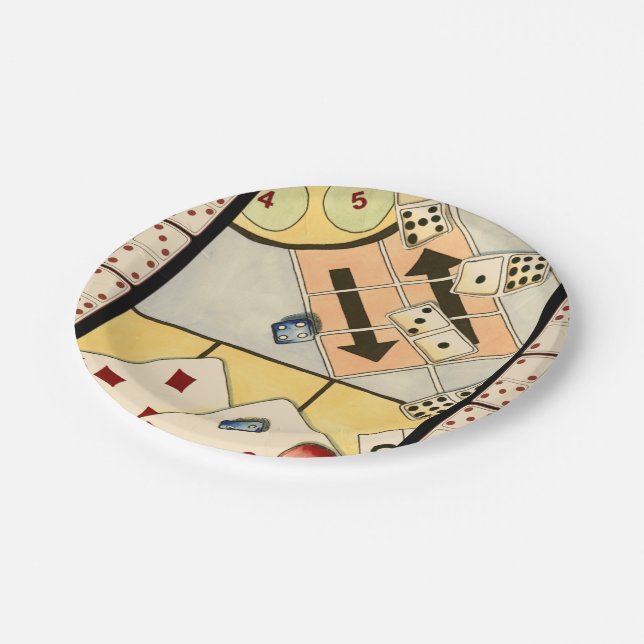 Plato De Papel Jumble surtido de juegos de oportunidad (Angular)