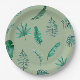 Plato De Papel Jungle Safari Theme Tableware
