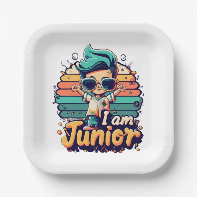 Plato De Papel Junior (Anverso)