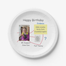 Plato De Papel Junta para la resolución de crímenes misteriosos