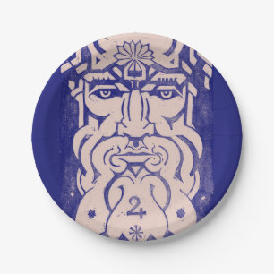 Plato De Papel Júpiter Zeus Rey de los dioses Mitología griega Az