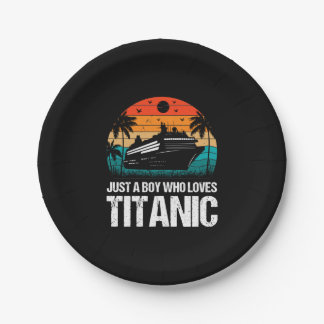 Plato De Papel Just A Boy Who Loves Titanic two