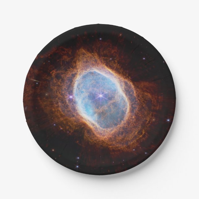 Plato De Papel JWST James Webb Telescope Southern Ring Nebula (Anverso)