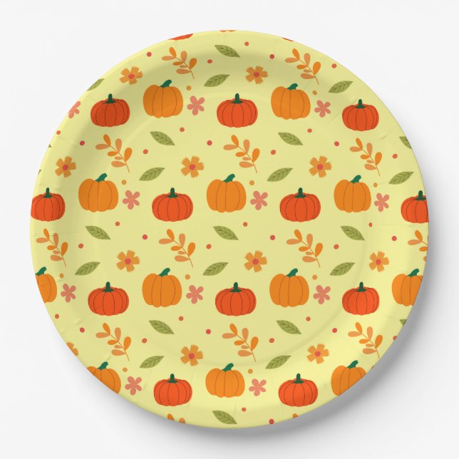 Plato De Papel Kabocha (Anverso)