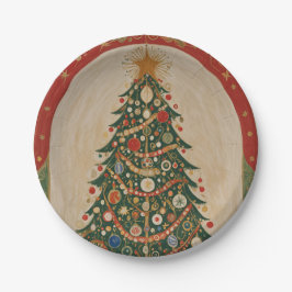 Plato De Papel Kaleidoscopio festivo