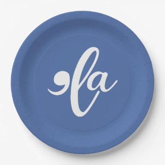 Plato De Papel Kamala dice su nombre