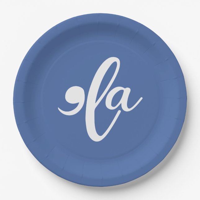 Plato De Papel Kamala dice su nombre (Anverso)