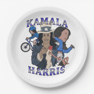 Plato De Papel Kamala Harris Bootleg Rap Style