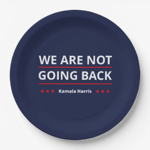 Plato De Papel Kamala Harris - No volveremos II