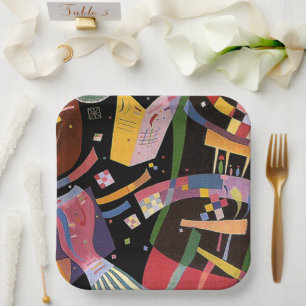 Plato De Papel Kandinsky - Composición X