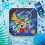 Plato De Papel Kandinsky - Pintura azul<br><div class="desc">Pintura azul,  famosa obra abstracta de Wassily Kandinsky.</div>