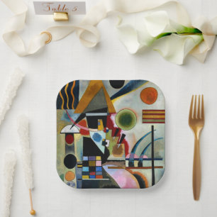 Plato De Papel Kandinsky - Swinging