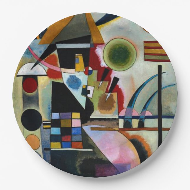Plato De Papel Kandinsky - Swinging (Anverso)