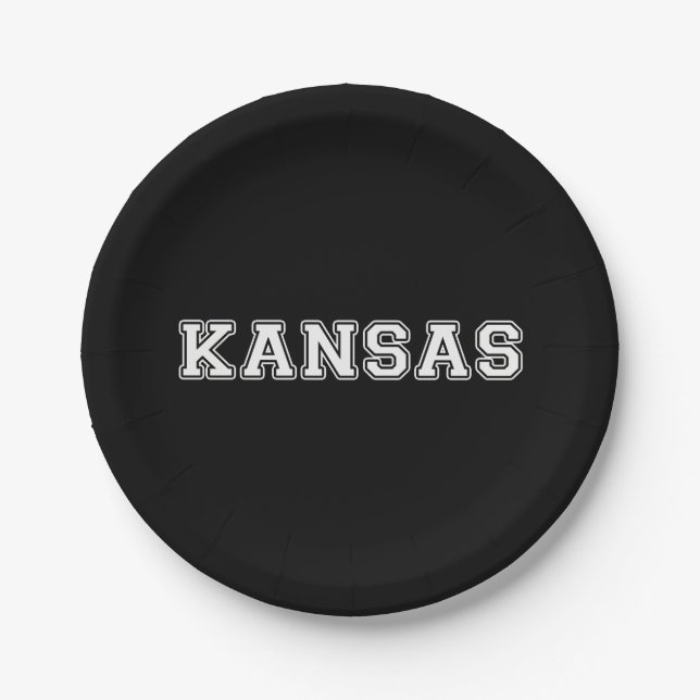 Plato De Papel Kansas (Anverso)