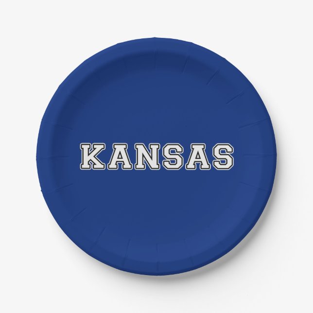 Plato De Papel Kansas (Anverso)