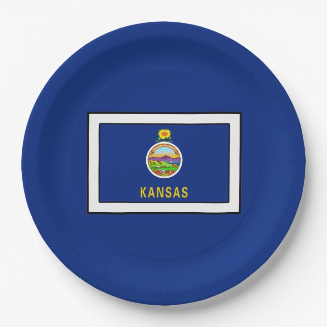 Plato De Papel Kansas (Anverso)
