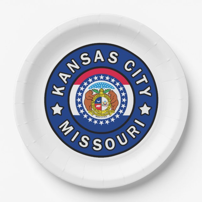 Plato De Papel Kansas City Misuri (Anverso)