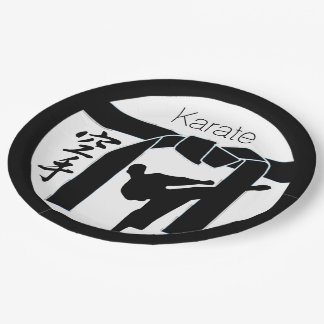 Plato De Papel Karate