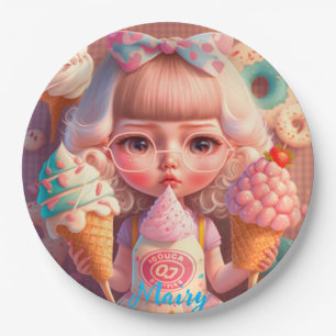 Plato De Papel Kawaii