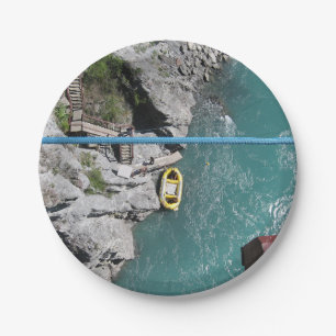 Plato De Papel Kawarau Bridge Bungy POV, Queenstown, Nueva Zeland