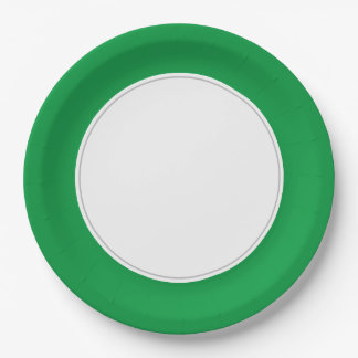 Plato De Papel Kelly Green Paper Plates