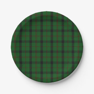 Plato De Papel Kincaid Tartan Plaid Placa De Papel