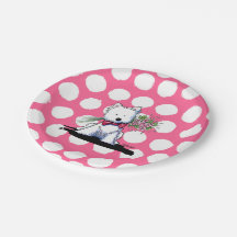 KiniArt Westie Terrier Fiestas de San Valentín pla