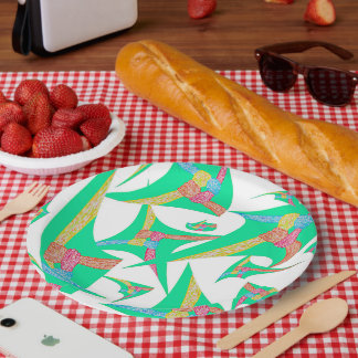 Plato De Papel Kites of Connection Paper Plates