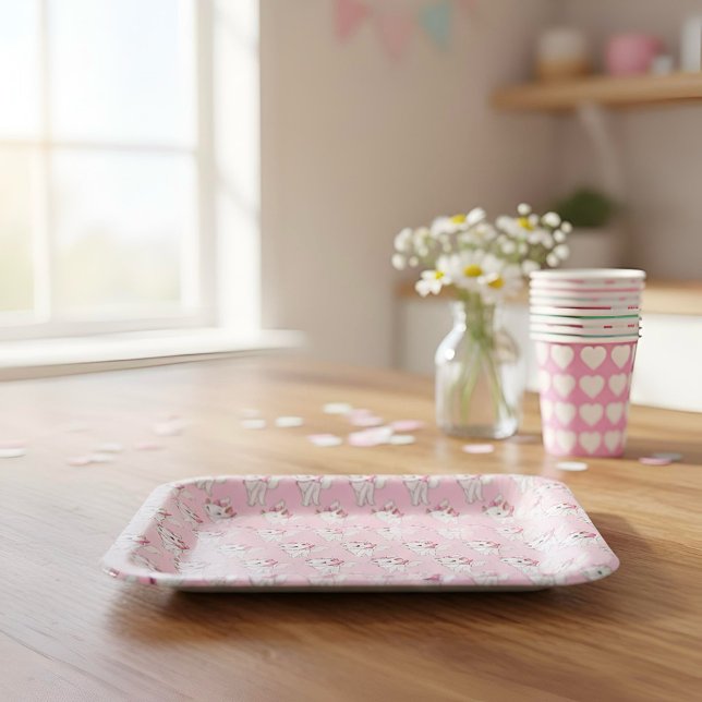 Plato De Papel Kitty Paper Plates (Subido por el creador)