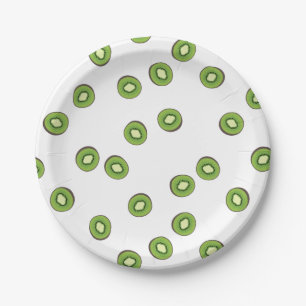 Plato De Papel Kiwi