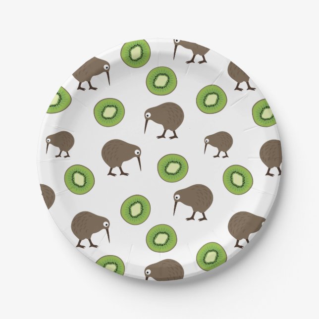 Plato De Papel Kiwi (Anverso)