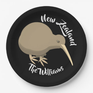 Plato De Papel Kiwi de Nueva Zelandia