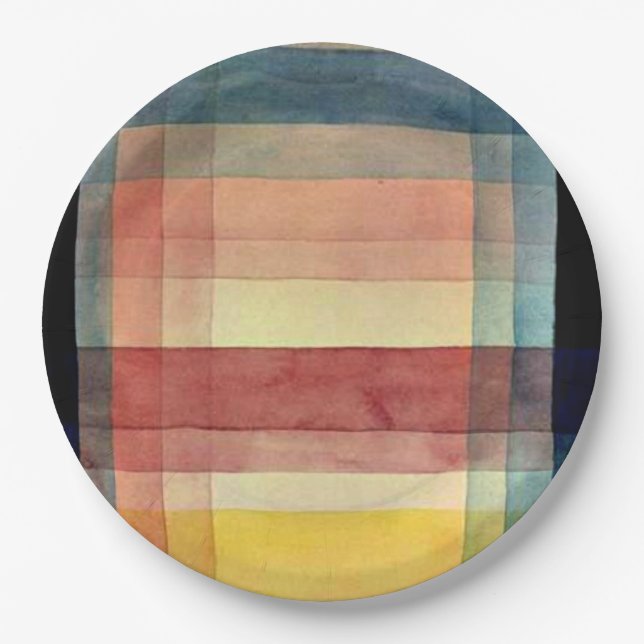 Plato De Papel Klee - Arquitectura de la llanura (Anverso)