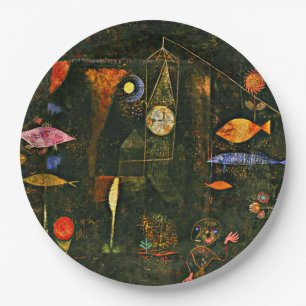 Plato De Papel Klee - Fish Magic, pintura famosa,