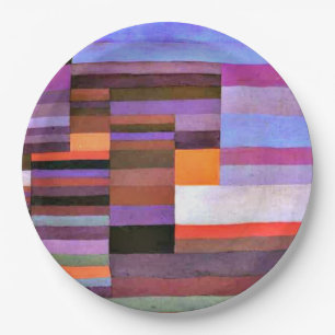 Plato De Papel Klee - Fuego por la noche