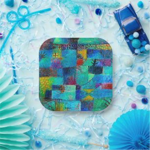 Plato De Papel Klee - Jardín con terraza