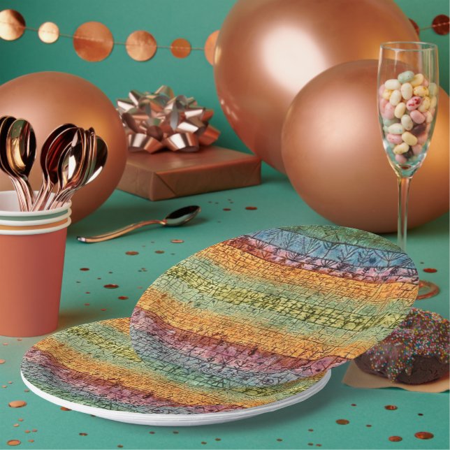 Plato De Papel Klee - Nursery de árbol (Multi)