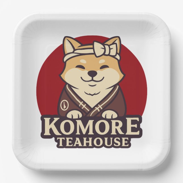 Plato De Papel KOMORE TEAHOUSE Genshin Impact Inazuma (Anverso)