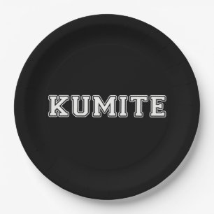 Plato De Papel Kumite