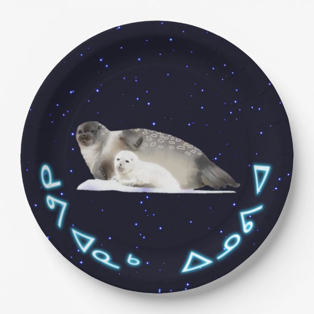 Plato De Papel Kuvianak Innovia - Sello anillado (Anverso)