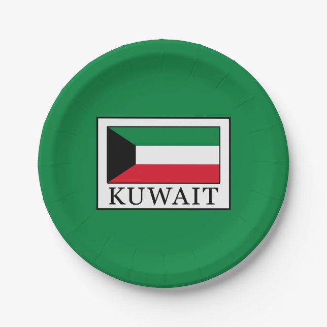 Plato De Papel Kuwait (Anverso)