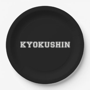 Plato De Papel Kyokushin Karate