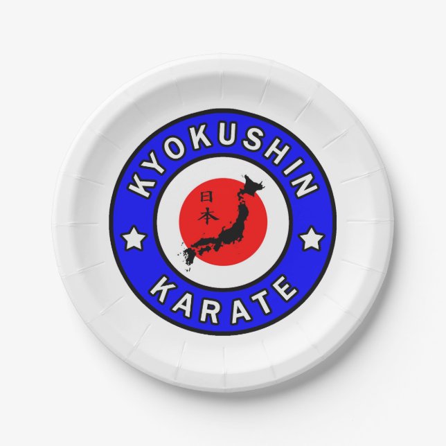 Plato De Papel Kyokushin Karate (Anverso)
