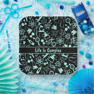 Plato De Papel la bioquímica azul acuática moderna es compleja