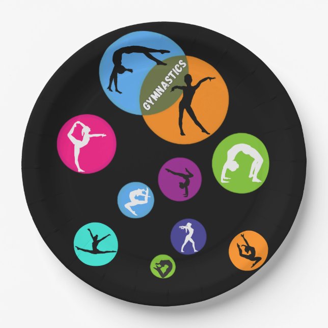 Plato De Papel La burbuja de la gimnasia (Anverso)