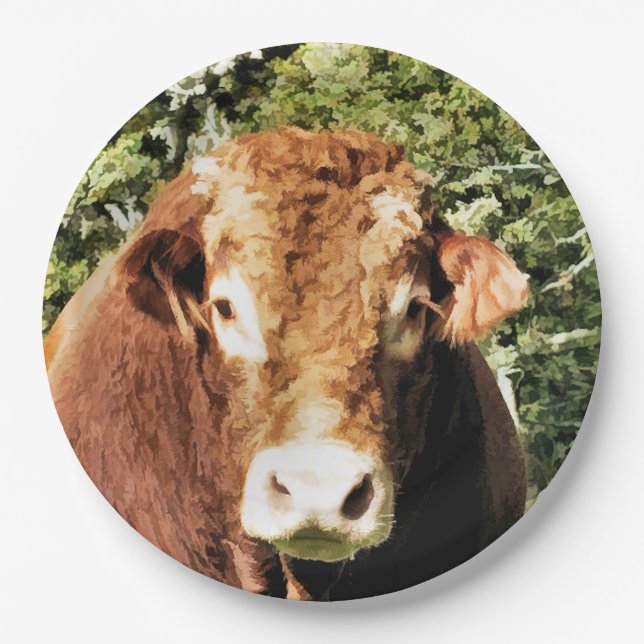 PLATO DE PAPEL LA BURLA (Anverso)