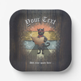 Plato De Papel La búsqueda de sol de Kitty Buccaneer