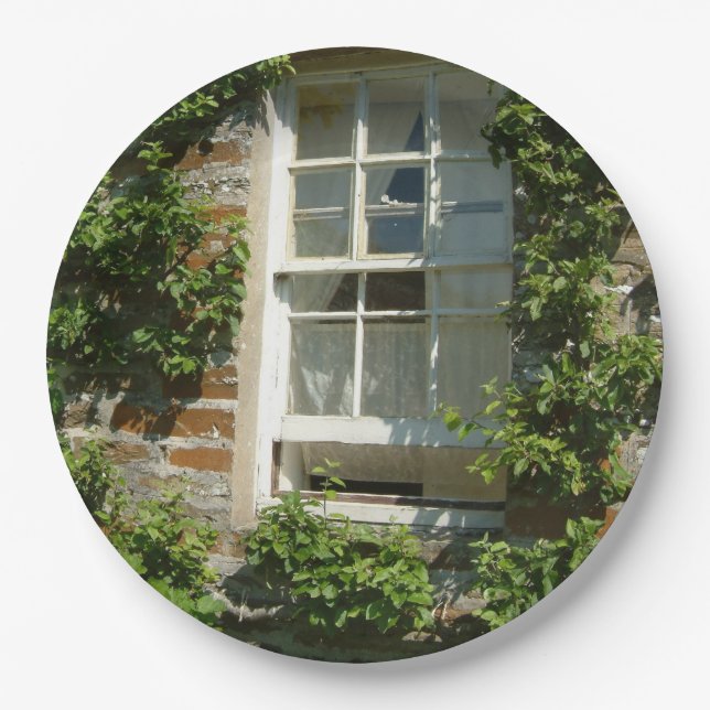 Plato De Papel La cabaña inglesa I encantadora (Anverso)